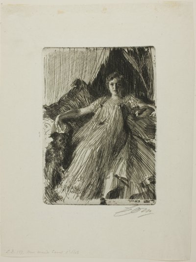 Maud Cassel (rouva Ashley) tekijältä Anders Leonard Zorn