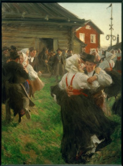 Juhannusyötanssi tekijältä Anders Leonard Zorn
