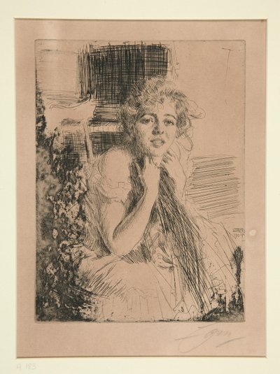 Neiti. Emma Rasmussen tekijältä Anders Leonard Zorn