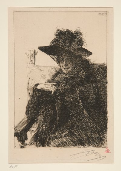 Mme. Armand Dayot tekijältä Anders Leonard Zorn