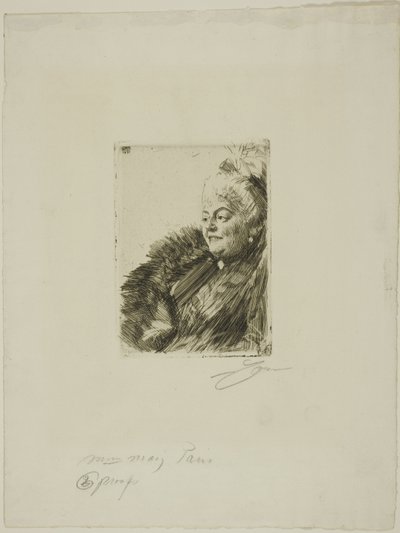 Rouva Georges May II tekijältä Anders Leonard Zorn