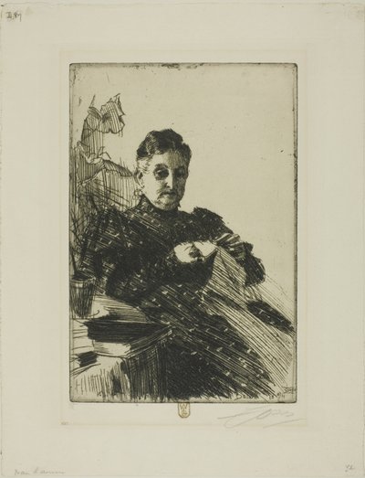 Rouva Lamm II tekijältä Anders Leonard Zorn