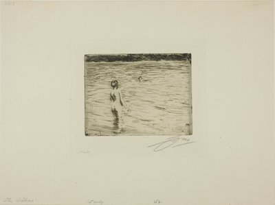 Äiti uiminen tekijältä Anders Leonard Zorn