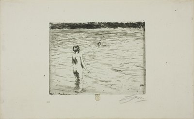 Äiti uiminen tekijältä Anders Leonard Zorn