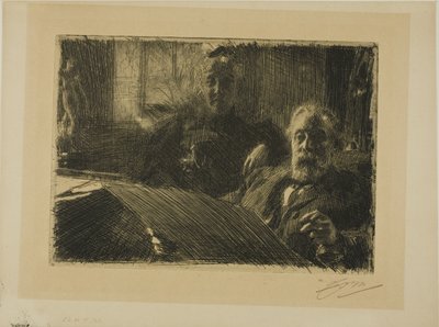 herra ja rouva Fürstenberg tekijältä Anders Leonard Zorn