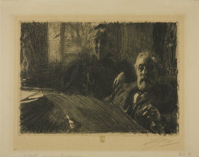 herra ja rouva Fürstenberg tekijältä Anders Leonard Zorn