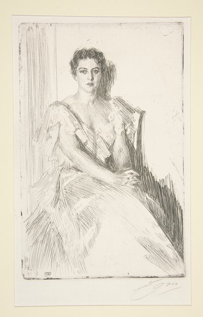 Rouva Cleveland tekijältä Anders Leonard Zorn
