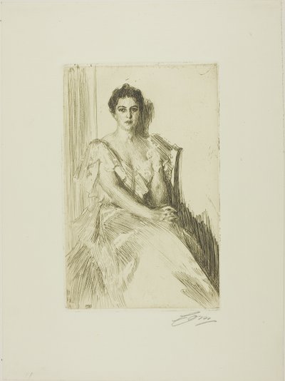 Rouva Cleveland II tekijältä Anders Leonard Zorn
