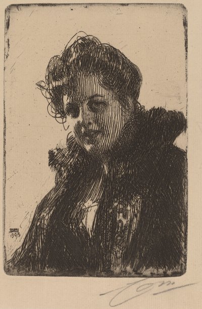 Rouva. Granberg tekijältä Anders Leonard Zorn