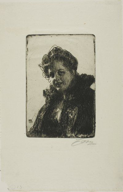 Rouva. Granberg tekijältä Anders Leonard Zorn