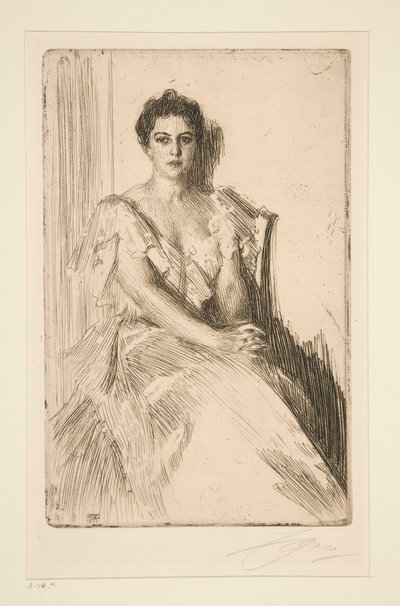 Rouva Grover Cleveland II tekijältä Anders Leonard Zorn