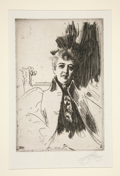 Rouva Potter Palmer tekijältä Anders Leonard Zorn