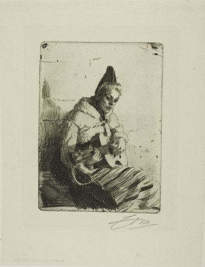 Vanha balladi II tekijältä Anders Leonard Zorn