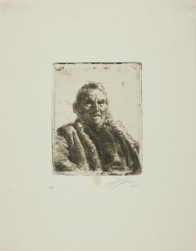 Vanha sotilas ("Prinssi") tekijältä Anders Leonard Zorn
