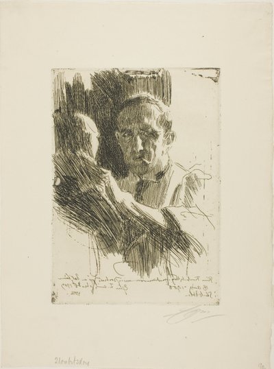 Prinssi Paul Troubetzkoy II (rintakuva) tekijältä Anders Leonard Zorn