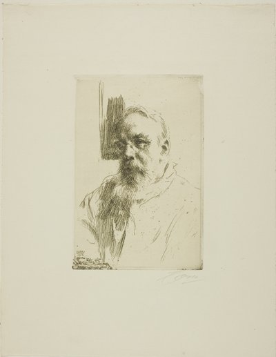 Professori John Berg tekijältä Anders Leonard Zorn