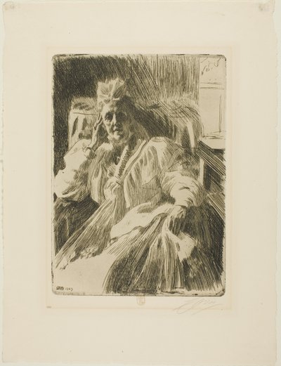 Kuningatar Sofia tekijältä Anders Leonard Zorn