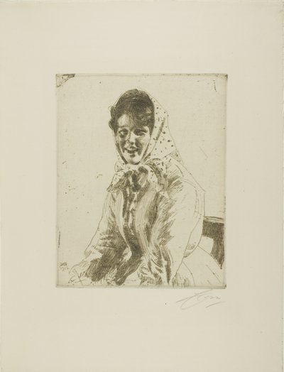 Skeri tyttö tekijältä Anders Leonard Zorn