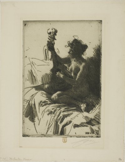 Matkamuisto tai kitara tekijältä Anders Leonard Zorn