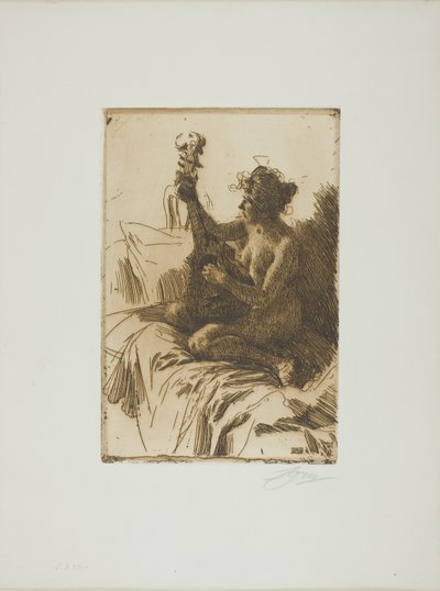 Matkamuisto tai kitara tekijältä Anders Leonard Zorn