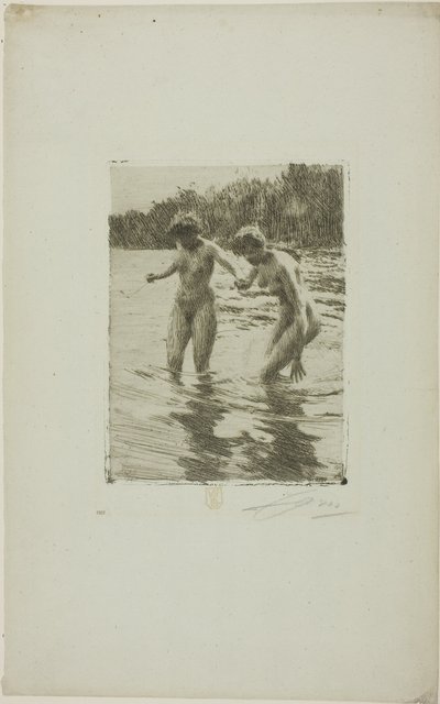Kaksi uimaria tekijältä Anders Leonard Zorn