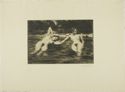 Vesi-Nymfit tekijältä Anders Leonard Zorn