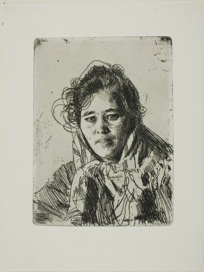 Nuori tyttö Morasta (Kråkbergin Anna) tekijältä Anders Zorn