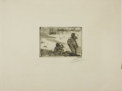 Nuorten uimassa tekijältä Anders Leonard Zorn
