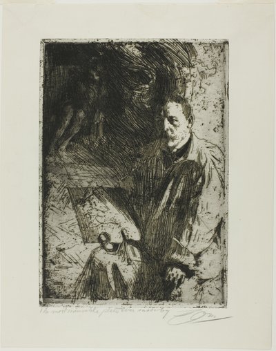Zorn ja hänen mallinsa tekijältä Anders Leonard Zorn