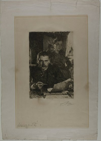 Zorn ja hänen vaimonsa tekijältä Anders Leonard Zorn