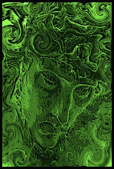 CHRIST FRATTALE, 2002 (Digitaalinen teos) tekijältä Ando Gilardi