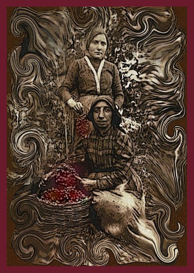 Viiniköynnöksen Sirenit, 2002 (Digitaalinen maalaus) tekijältä Ando Gilardi