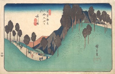 Ashidan asema, ei. 1835, n. 1835. tekijältä Ando Hiroshige