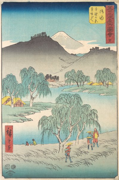 Goyu, 1855. , 1855. tekijältä Ando Hiroshige