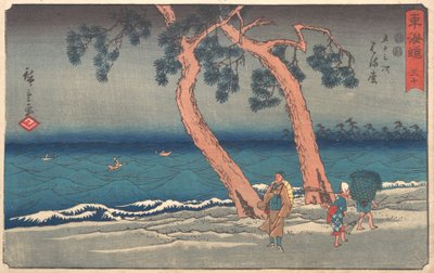 Hamamatsu Station, ca. 1842., ca. 1842. tekijältä Ando Hiroshige