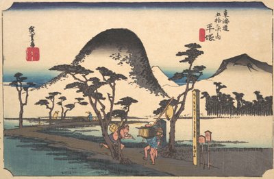 Hiratsuka, Nawate vai? 1834. , hyttynen. 1834. tekijältä Ando Hiroshige