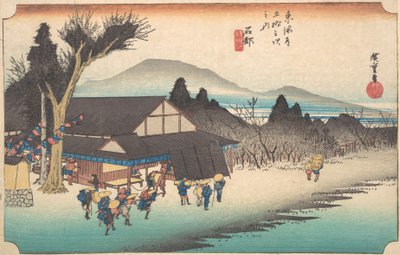 Ishibe, Megawari, vai mitä? 1834. , hyttynen. 1834. tekijältä Ando Hiroshige