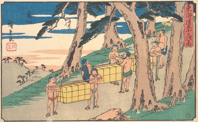 Kameyama, K. 1842., of. 1842. tekijältä Ando Hiroshige