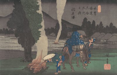 Karuizawa, vai mitä? 1835 tekijältä Ando Hiroshige