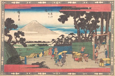 Meguro tekniikka henkilö rinne. tekijältä Ando Hiroshige