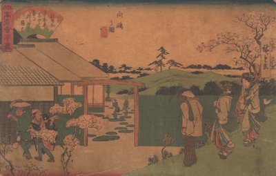 Kuva Mukojima Hiller Rockista, ? 1840. , hyttynen. 1840. tekijältä Ando Hiroshige