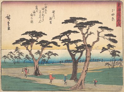 Odawara, n. 1838, n. 1838. tekijältä Ando Hiroshige