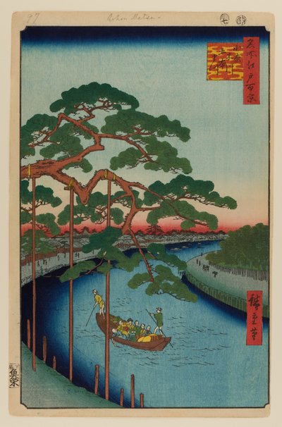 Five Pines, Onagin kanava tekijältä Ando or Utagawa Hiroshige