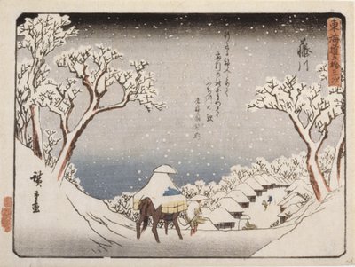 Fuji-joki tekijältä Ando or Utagawa Hiroshige