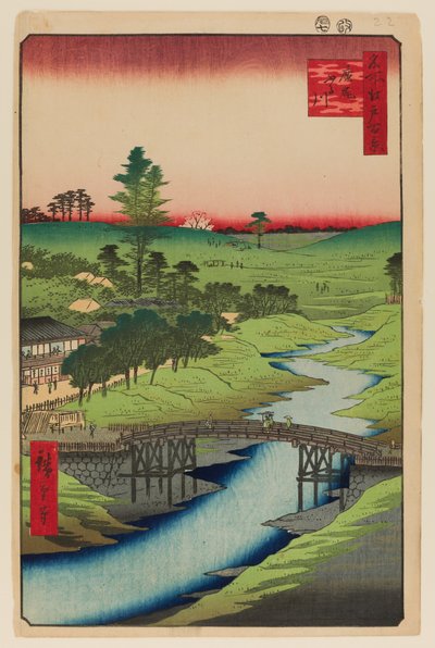 Furukawa-joki, Hiroo tekijältä Ando or Utagawa Hiroshige