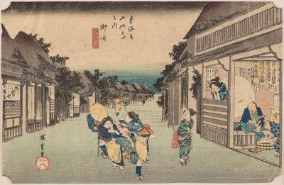 Öljy tekijältä Ando or Utagawa Hiroshige