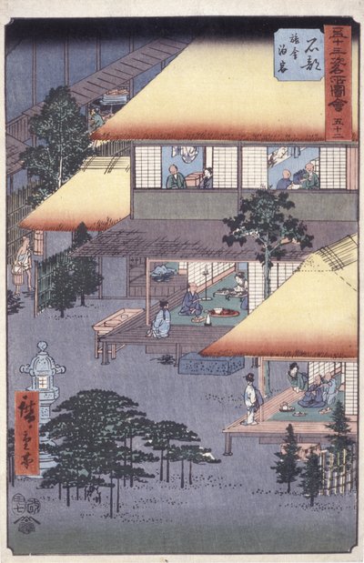 Ishiba tekijältä Ando or Utagawa Hiroshige
