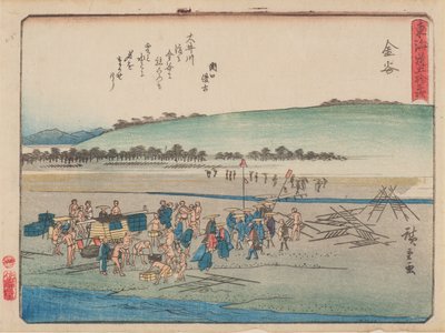 Kanaya tekijältä Ando or Utagawa Hiroshige