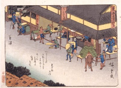 aaveen tappaminen tekijältä Ando or Utagawa Hiroshige