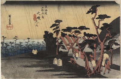 Prinsessa Toran sade, O_iso, c. 1833 tekijältä Ando or Utagawa Hiroshige